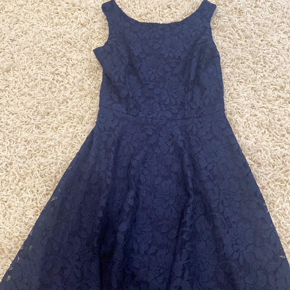 womens navy mini dress